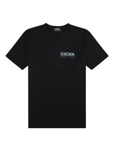 Rta Liam Ddg Grid T-shirt In Black