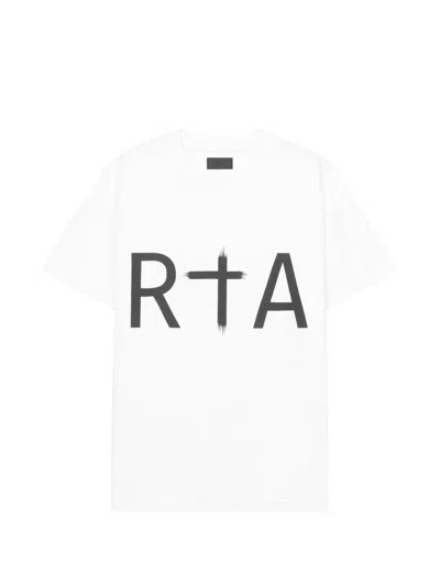 Rta Liam Front-logo T-shirt In White