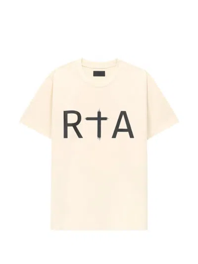Rta Liam Logo T-shirt In Neutral