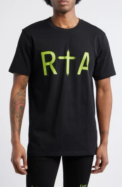 Rta Liam Regular Fit Cotton Logo Graphic T-shirt In Multi