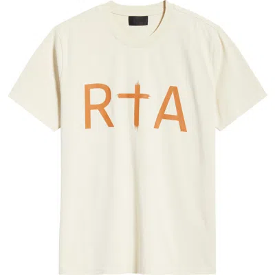 Rta Liam Regular Fit Logo Graphic T-shirt In White