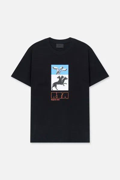 Rta Liam Short Sleeve Tee In Black