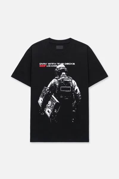 Rta Liam Short Sleeve Tee In Black