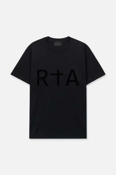 Rta Liam Short Sleeve Tee In Black