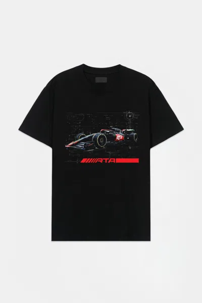 Rta Liam Short Sleeve Tee In Black