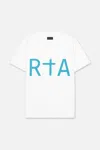 Rta Liam Short Sleeve Tee In White