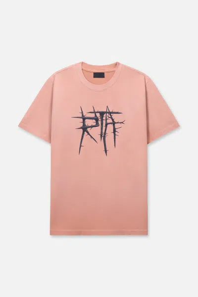 Rta Liam Short Sleeve Tee In Brown