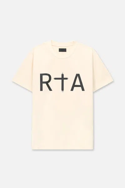 Rta Liam Short Sleeve Tee In Neutral