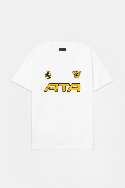 Rta Liam Short Sleeve Tee In White