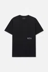 Rta Liam Short Sleeve Tee In White