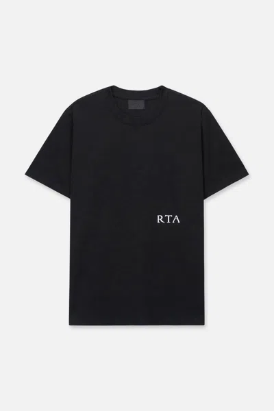 Rta Liam Short Sleeve Tee In White