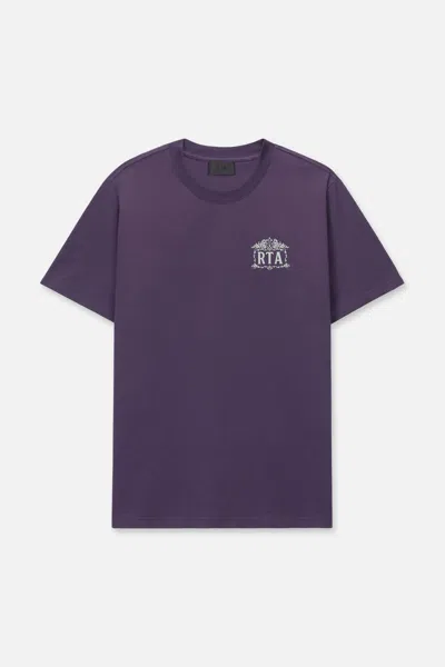 Rta Liam Short Sleeve Tee In Transparent