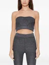 Rta Logo-detail Sleeveless Top In Gray