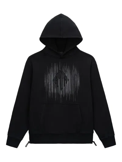 Rta Logo-embroidered Hoodie In Black