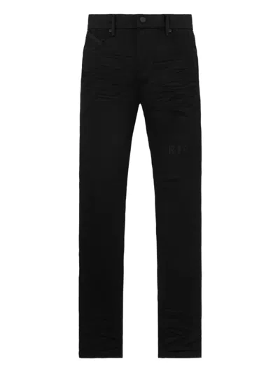 RTA BRYANT LOGO-PRINT SKINNY JEANS