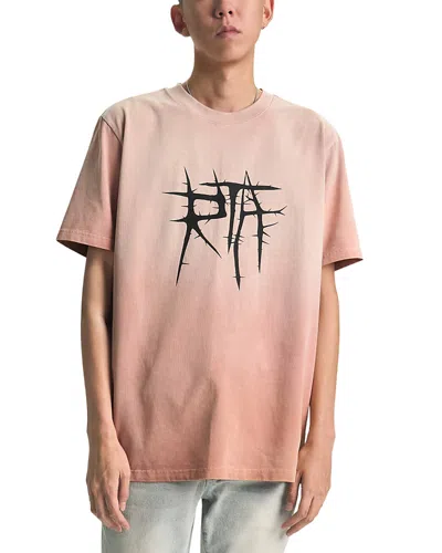 Rta Logo Gradient Crewneck T-shirt In Pink