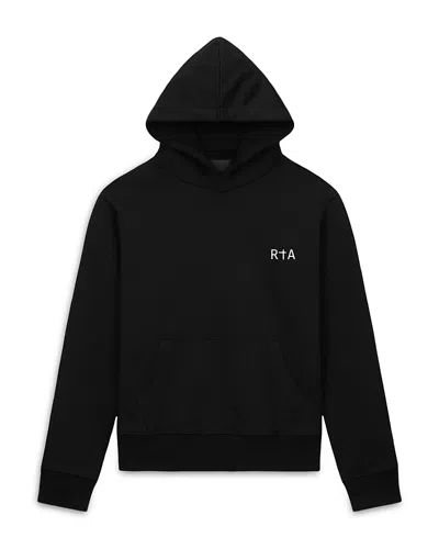 Rta Logo Hoodie In Black