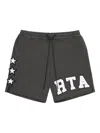 Rta Logo-print Shorts In Gray