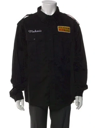 Pre-owned Rta Long Sleeve Shirt In Black