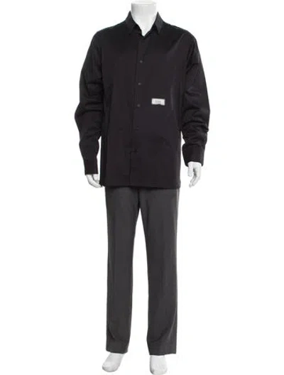 Pre-owned Rta Long Sleeve Shirt In Gray