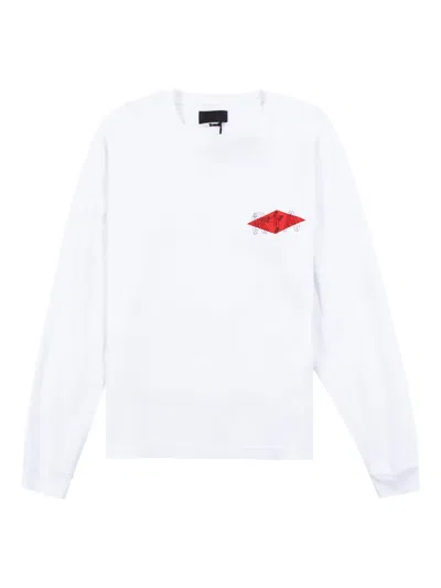Rta Long-sleeve Sweatshirt In White