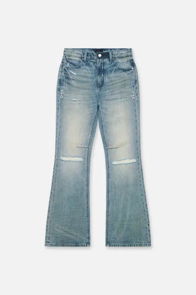 Rta Mael Flare Ripped Jean In Blue