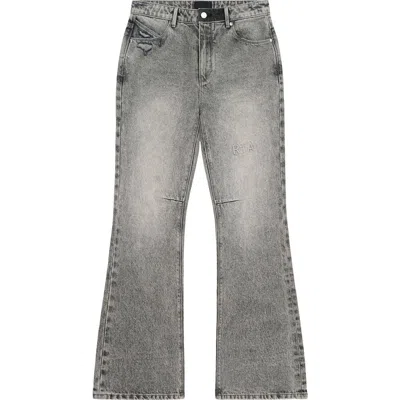 Rta Mael Slim Flare Jeans In Gray