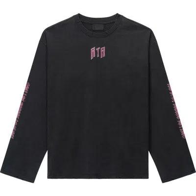 Rta Marceau Oversize Graphic T-shirt In Black