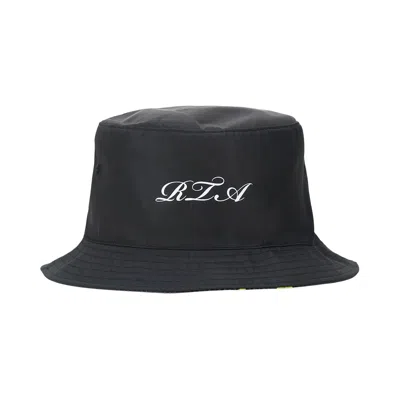 Pre-owned Rta Marcus Bucket Hat 'black Cursive' | Men's Size Onesize