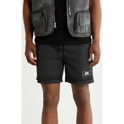 Rta Mark Active Shorts In Gray