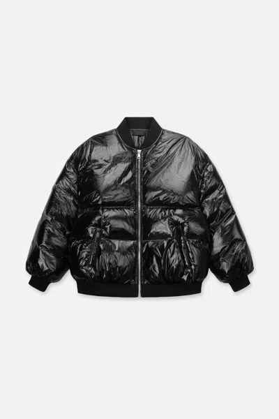 Rta Marko Quilter Bomber Jacket In Black