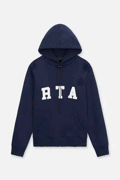 Rta Markus Hoodie In Blue