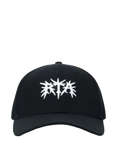 Rta Mars Embroidered Baseball Cap In Black
