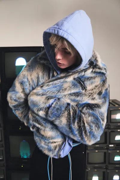 Rta Mason Jacket In Blue