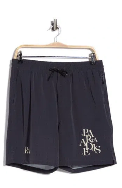 Rta Matt Drawstring Shorts In Blue