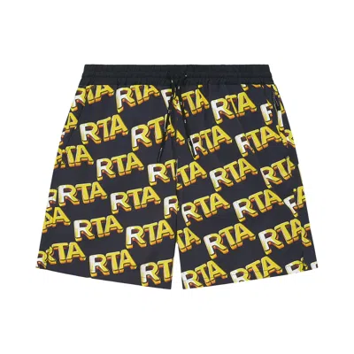 Pre-owned Rta Matt Swim Trunk 'black Bullion' | Men's Size S