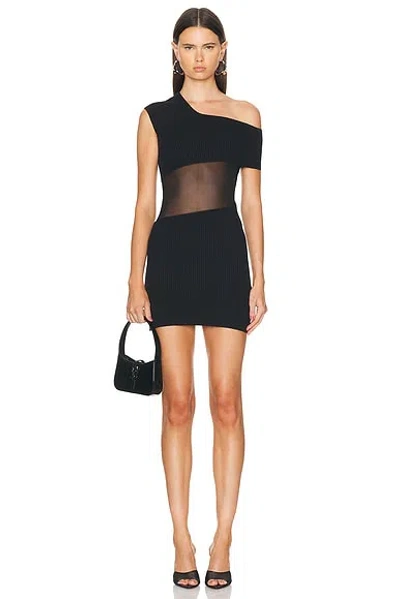 Rta Maya Mini Dress In Black