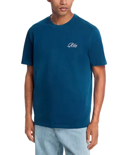 Rta Members Only California Graphic T-shirt In Blue