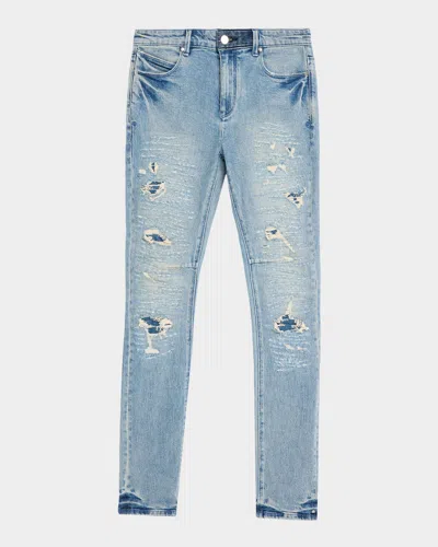 Rta Men & Apos;s Bryant Ripped Skinny Jeans In Blue