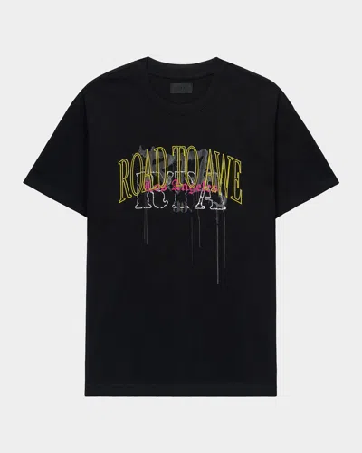 Rta Colin Road To Awe Oversize Graphic T-shirt In Black