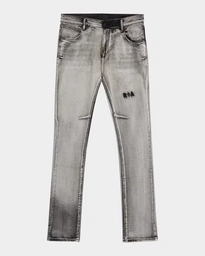 Rta Men & Apos;s Olivier Grey-wash Skinny Jeans In Gray