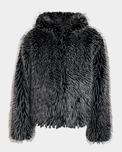 Rta Men & Apos;s Sam Faux Fur Jacket In Black