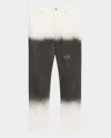 Rta Men's Bryant Bicolor Skinny Jeans In White Marmara
