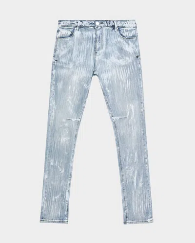 Rta Men's Bryant Lost Frequencies Washed Slim-fit Jeans In Blue