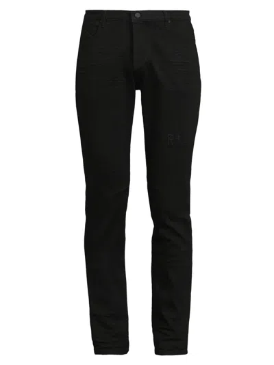 Rta Bryant Slim Fit Jeans In Black Logo