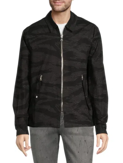 Rta Men's Caden Comoflague Jacket In Black Camo