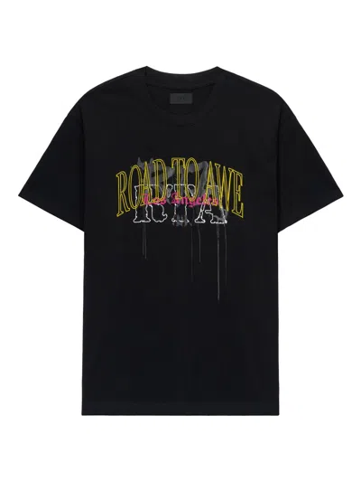 Rta Colin Road To Awe Oversize Graphic T-shirt In Black