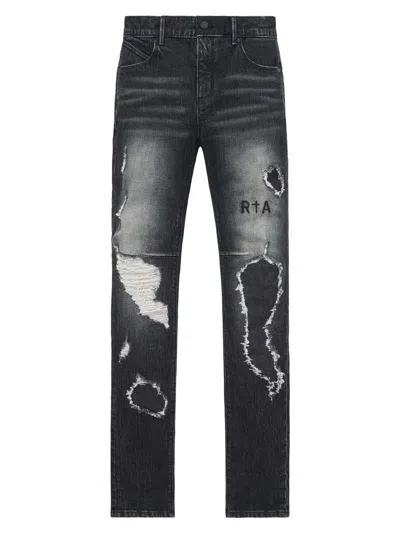 Rta Clayton Ripped Skinny Jeans In Black