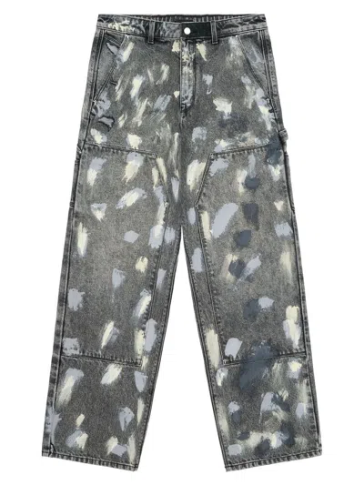 Rta Men's Chaparral Santiago Carpenter Jeans In Gray