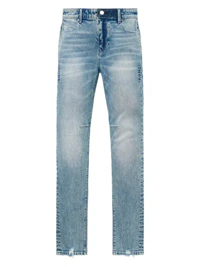 Rta Men's Clayton Light-wash Skinny-fit Jeans In Blue